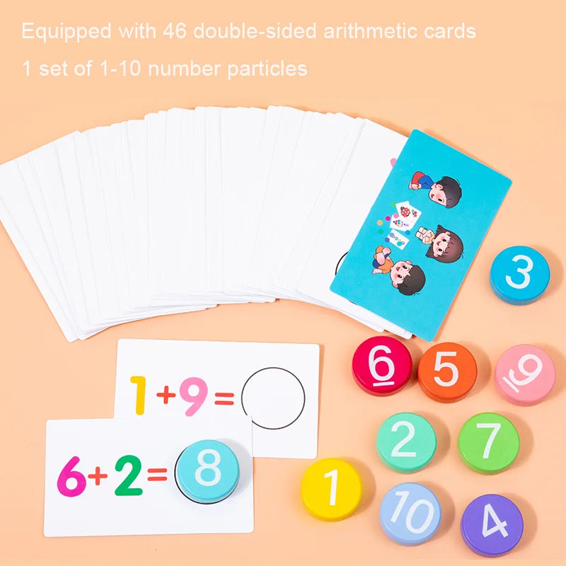 NumSkill Educational Math Kit – Early Learning Toys for Counting, Matching & Arithmetic