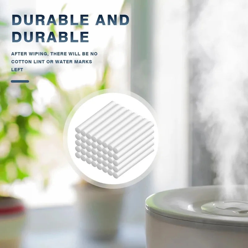 AromaFlow Diffuser Wicks – Replacement Cotton Filter Sticks for Humidifiers & Purifiers
