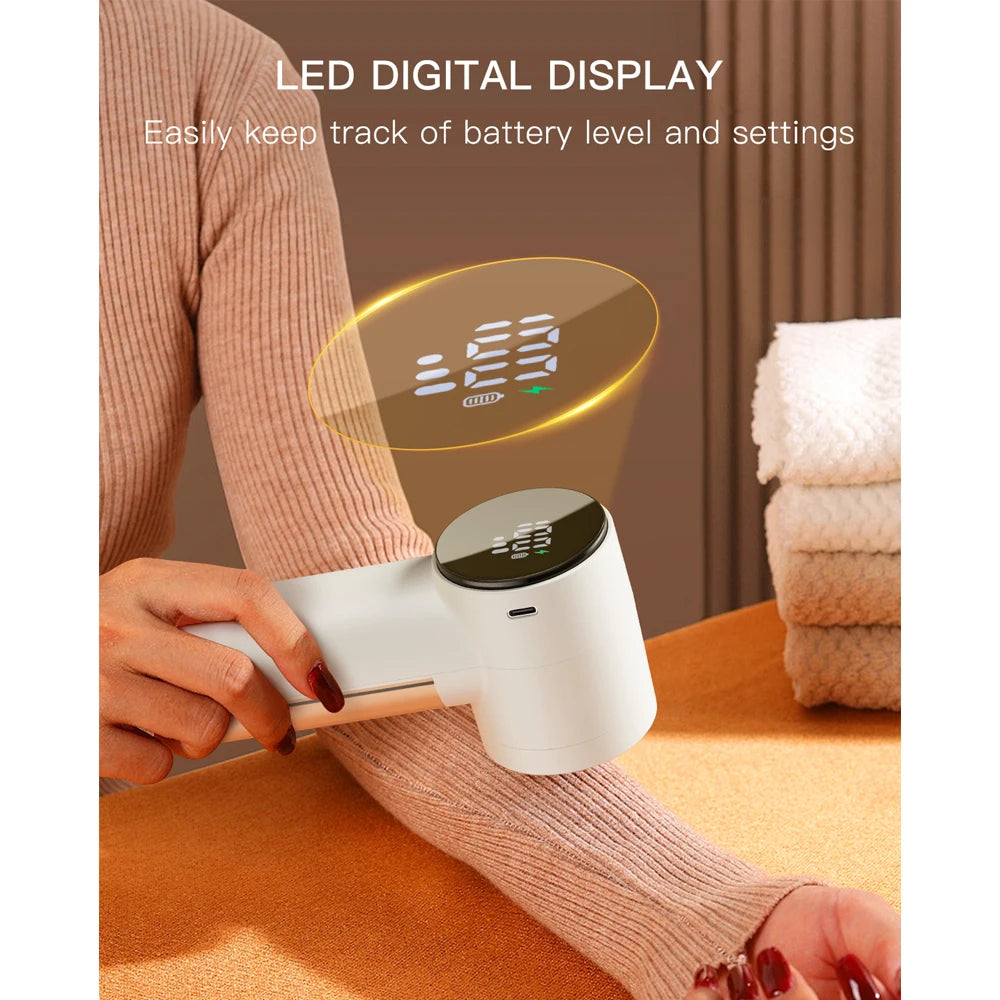 SmoothWear Pro Fabric Shaver – 3-Speed Rechargeable Lint Remover for Clothes & Home