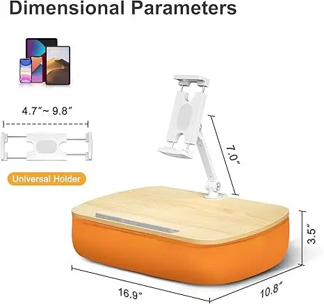 RelaxMate Adjustable Pillow Tablet Holder – Portable Stand for Bed, Sofa & Travel