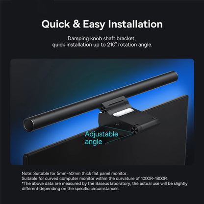 LumaBeam Monitor Light – Screen Hanging Desk Lamp for Laptop & Computer Reading