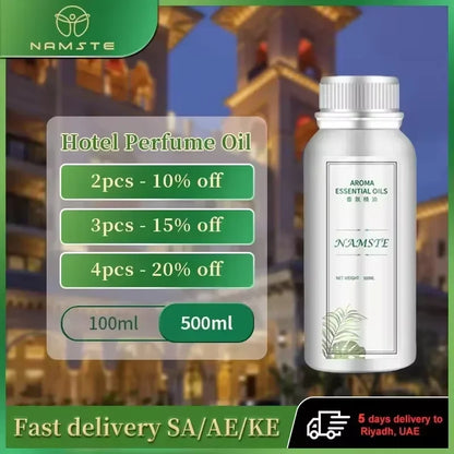 LuxeAroma Essential Oil – 500 ml Hotel-Grade Fragrance Oil for Electric Diffusers & Air Fresheners