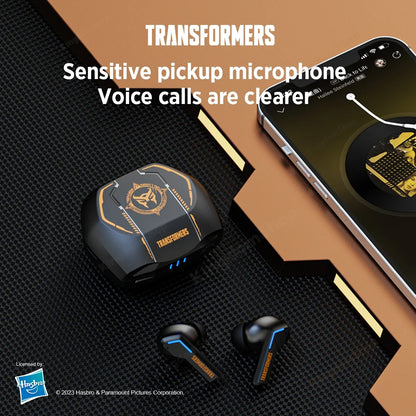 Fones de ouvido sem fio para jogos Transformers TF-T06 Bluetooth 5.3