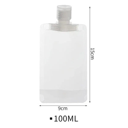 TravelEase Refillable Bottles Set – 10Pcs 30/50/100ML Leak-Proof Cosmetic Containers for Toiletries & Skincare