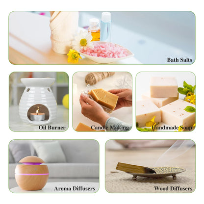 PureHaven 100 ml Essential Oil – Natural Eucalyptus & Floral Aromatherapy Oil for Skin & Candle Making