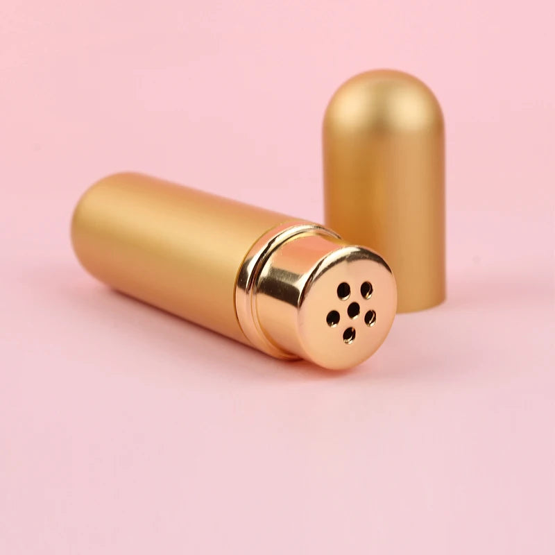 PureScent Refillable Inhaler Set – 12/24/36 pcs Aluminium & Glass Essential Oil Nasal Diffuser Tubes