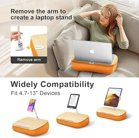 RelaxMate Adjustable Pillow Tablet Holder – Portable Stand for Bed, Sofa & Travel