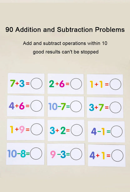NumSkill Educational Math Kit – Early Learning Toys for Counting, Matching & Arithmetic