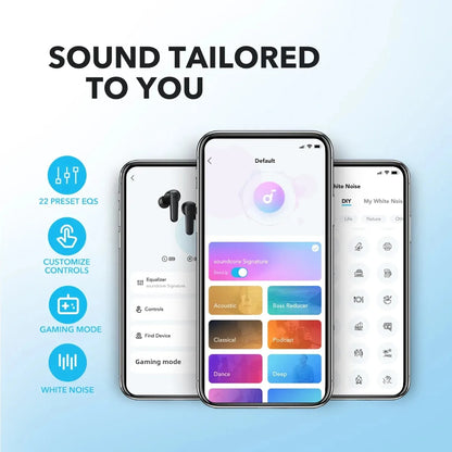 Fones de ouvido sem fio Soundcore P20i com bateria de 30 horas e graves profundos