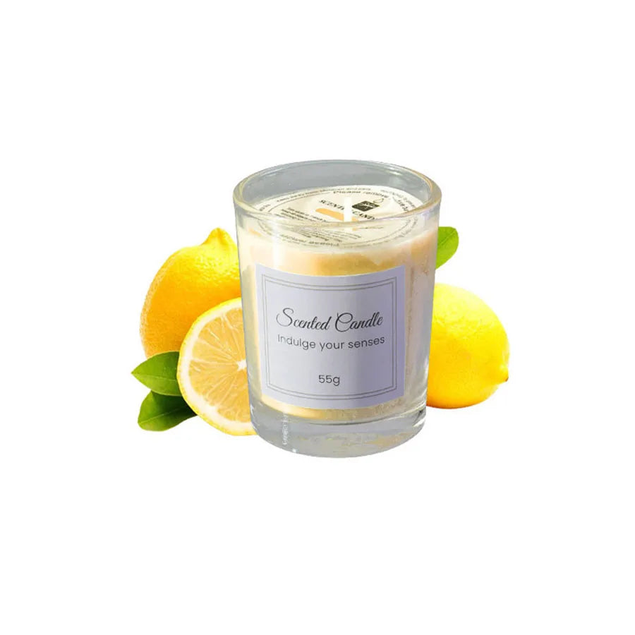PureAura Luxury Candle Set – Handmade Soy Wax Glass Candles with Aromatherapy Fragrance