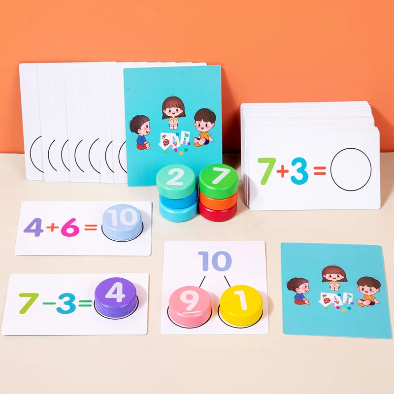 NumSkill Educational Math Kit – Early Learning Toys for Counting, Matching & Arithmetic