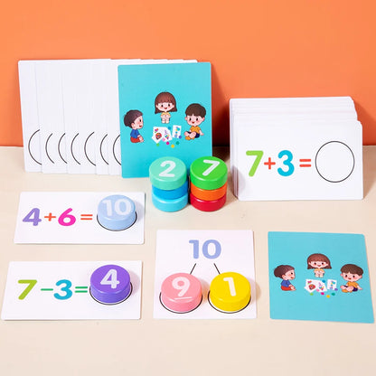 NumSkill Educational Math Kit – Early Learning Toys for Counting, Matching & Arithmetic