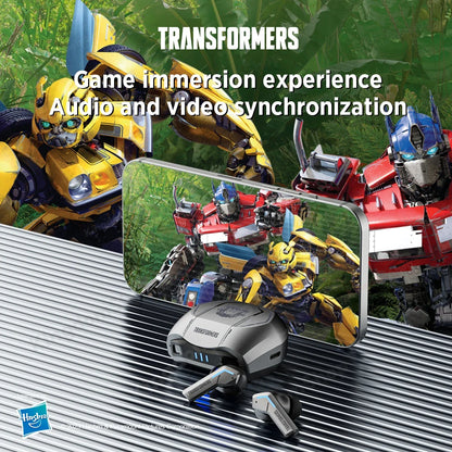 Fones de ouvido sem fio para jogos Transformers TF-T06 Bluetooth 5.3
