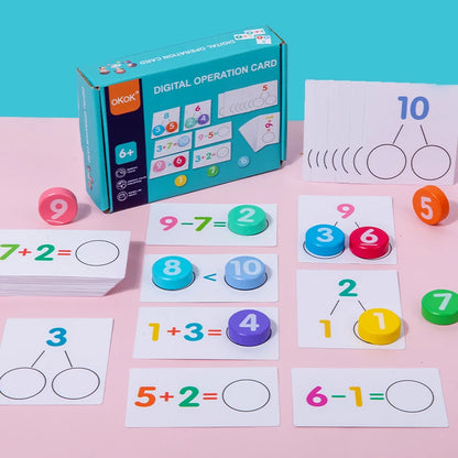 NumSkill Educational Math Kit – Early Learning Toys for Counting, Matching & Arithmetic