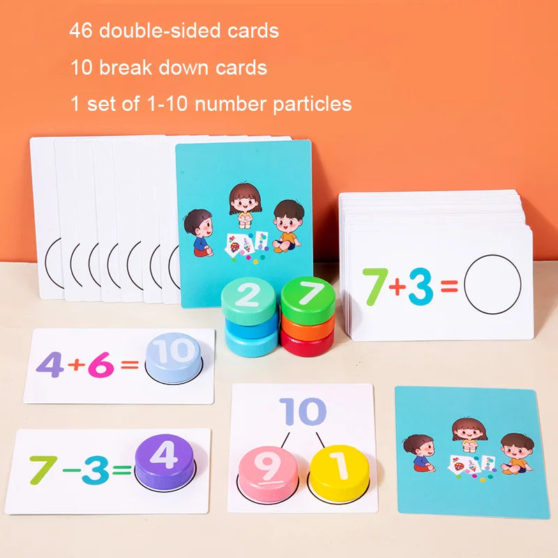NumSkill Educational Math Kit – Early Learning Toys for Counting, Matching & Arithmetic