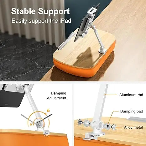 RelaxMate Adjustable Pillow Tablet Holder – Portable Stand for Bed, Sofa & Travel