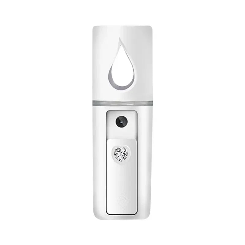 GlowMist Mini Facial Sprayer – 20ML USB Rechargeable Nano Steamer for Instant Skin Hydration