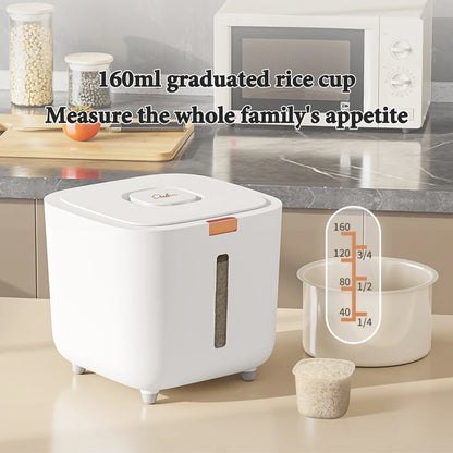 Caixa de arroz à prova de insetos e umidade 5/10 kg com tampa