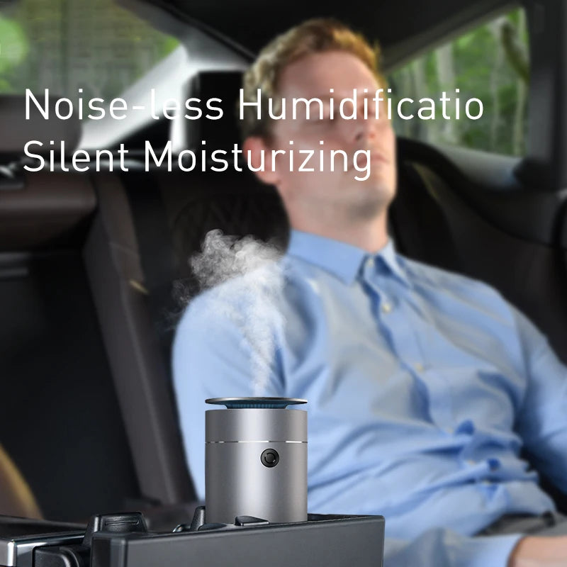 DriveAura Car Diffuser – LED Aromatherapy Humidifier & Air Purifier for a Fresh, Calm Journey