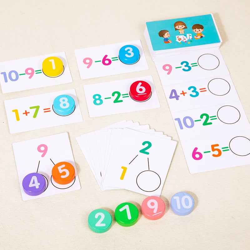 NumSkill Educational Math Kit – Early Learning Toys for Counting, Matching & Arithmetic