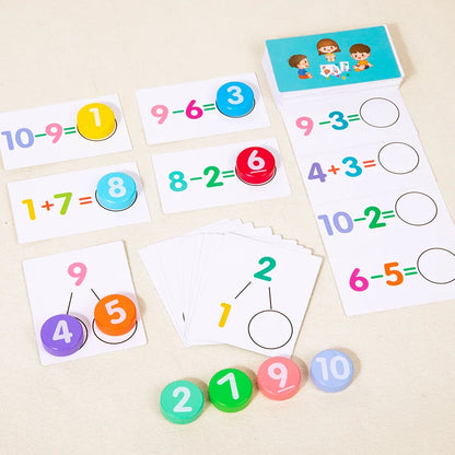 NumSkill Educational Math Kit – Early Learning Toys for Counting, Matching & Arithmetic