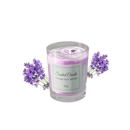 PureAura Luxury Candle Set – Handmade Soy Wax Glass Candles with Aromatherapy Fragrance