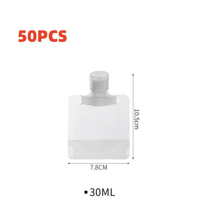 TravelEase Refillable Bottles Set – 10Pcs 30/50/100ML Leak-Proof Cosmetic Containers for Toiletries & Skincare