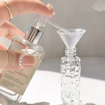 LuxeMist Mini Perfume Spray – 10ml Refillable Glass Bottle with Aluminium Atomiser Cap